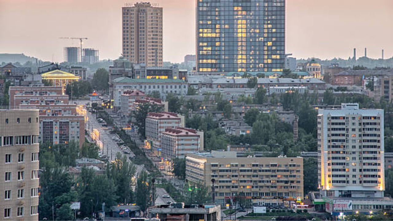 Transaero Office in Donetsk, Ukraine