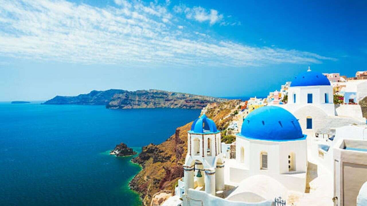 Czech Airlines Office in Santorini, Greece