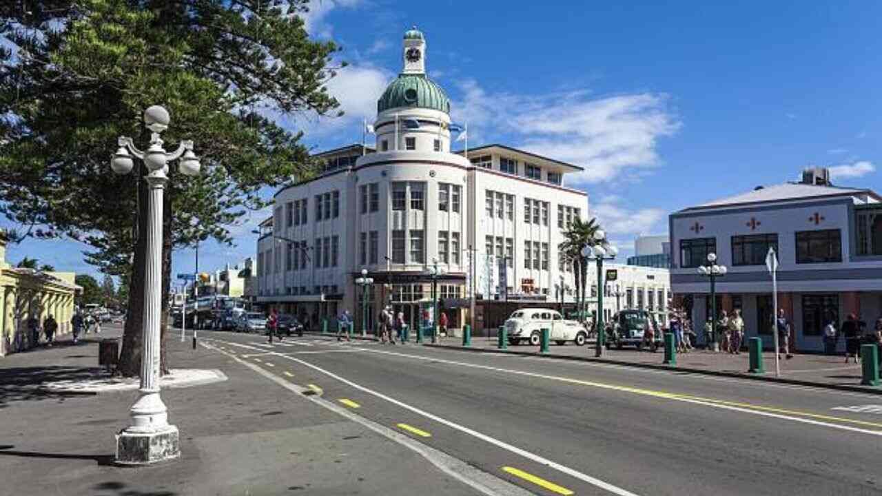 Air New Zealand Office at Napier, New Zealand