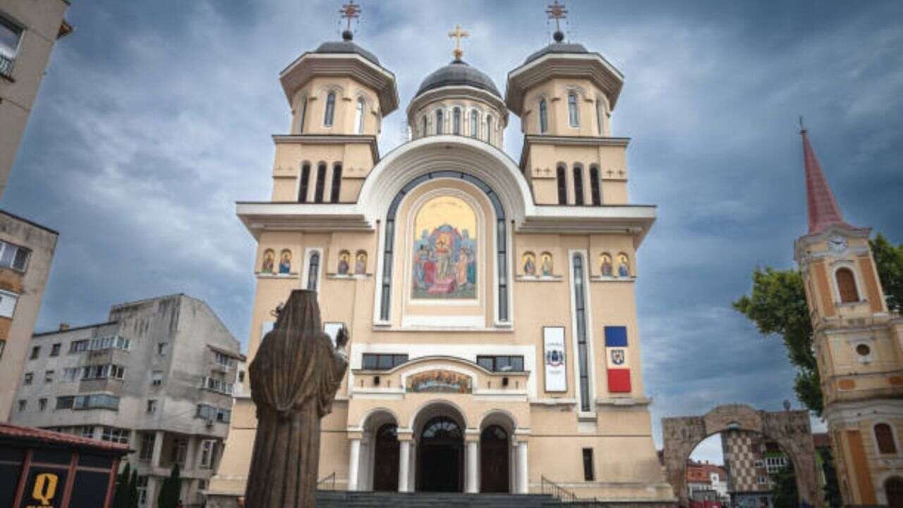 Tarom Office in Caransebes, Romania