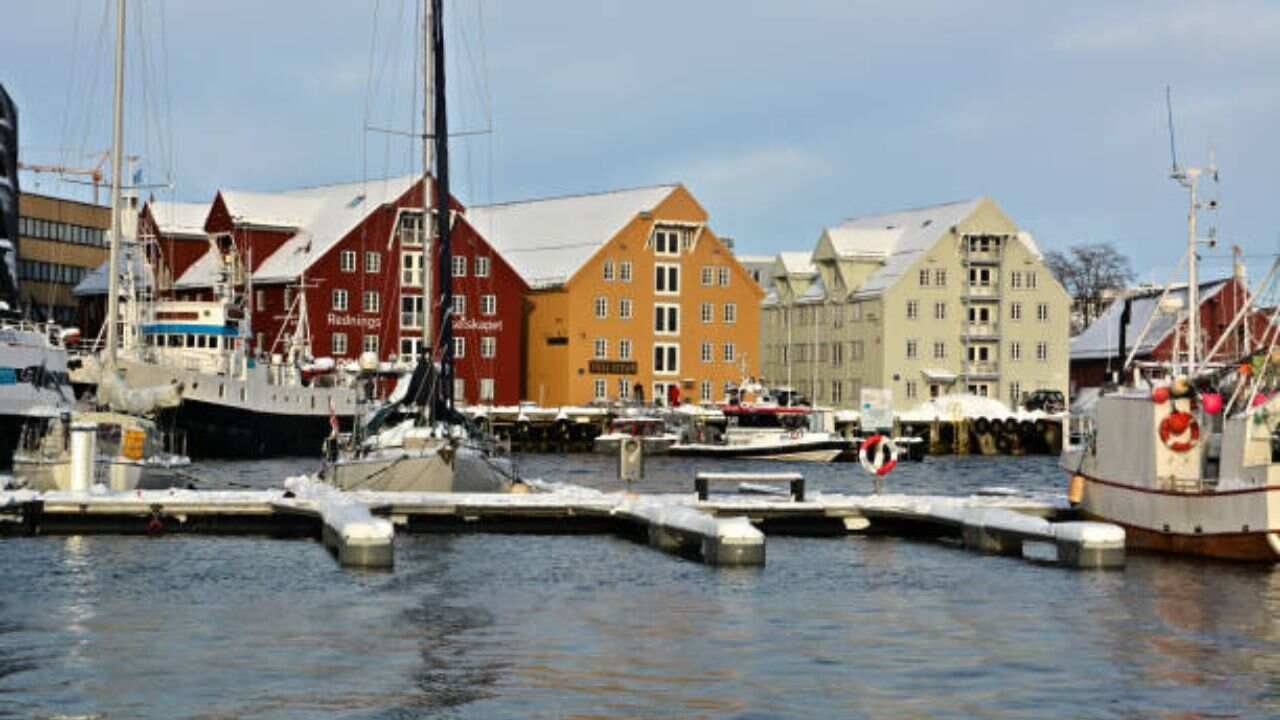 Widerøe Sørkjosen Office in Norway