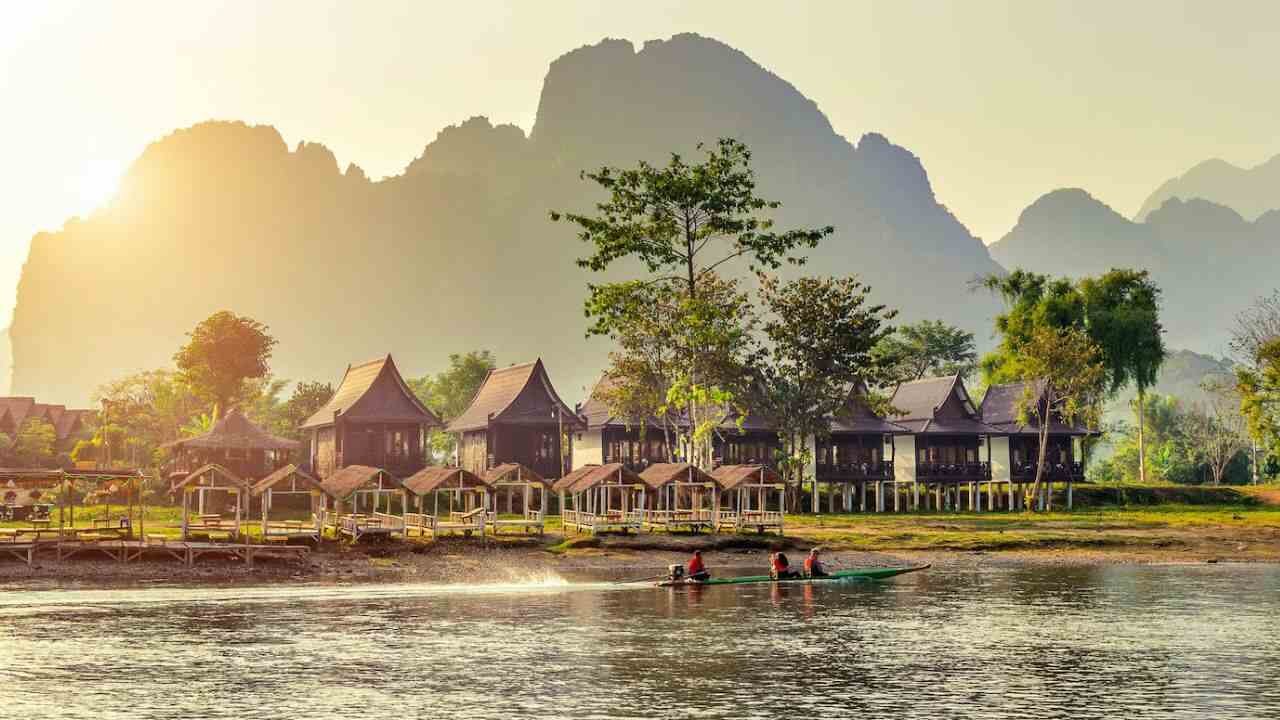 Vietnam Airlines Office in Laos, Asia